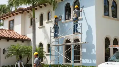 Painting contractors in Tampa, FL providing professional house painting services