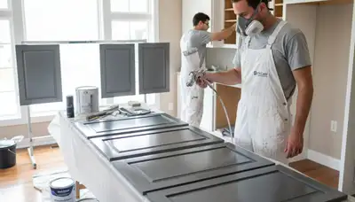 Tampa, FL cabinet painting for durable kitchen updates by Tampa Paint Pros