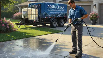 Concrete pressure cleaning in Tampa, FL for driveways, patios, and walkways
