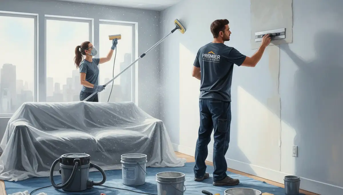 Drywall repair in Tampa, FL for cracked walls and moisture damage by Tampa Paint Pros
