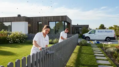 Fence painting service in Tampa, FL for weather-resistant protection and curb appeal