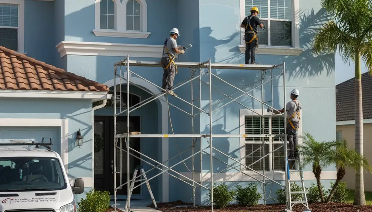 Professional house painting services in Tampa, FL for residential exterior and interior projects